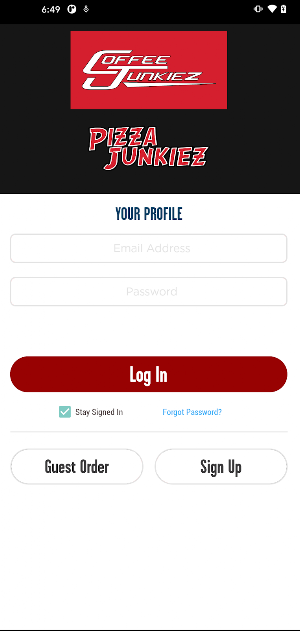Coffee Junkiez Pizza Junkiez Screenshot 0