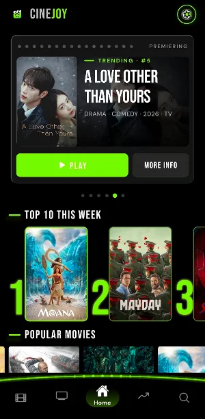 CineJoy: Movies & TV Shows Screenshot 0