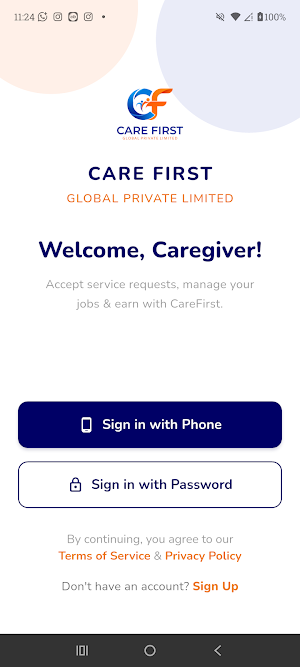 CF Care Giver Screenshot 0