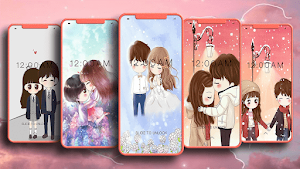 Cute Couple Wallpaper Screenshot 0