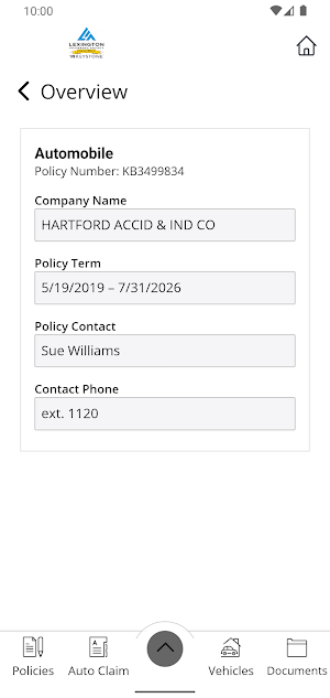 Lexington Insurance Agy Mobile Screenshot 3