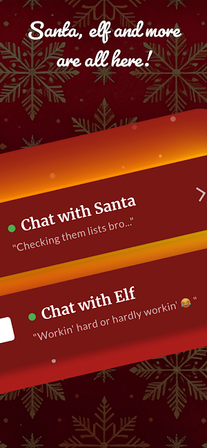 Talk to Santa & friends! Screenshot 1