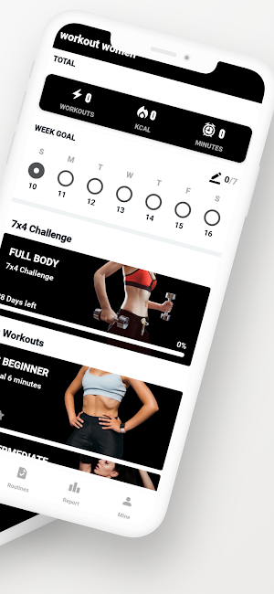 Female Fitness [Home Workout] Screenshot 1