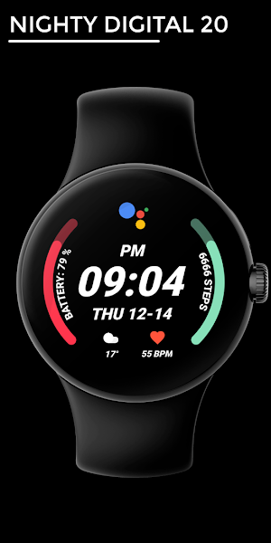 Nighty Digital 20 - watch face Screenshot 0