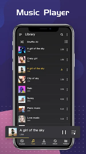 Music player - MP3 player & Audio player Screenshot 3