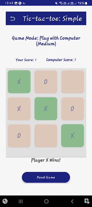 Tic-tac-toe: Simple Screenshot 3