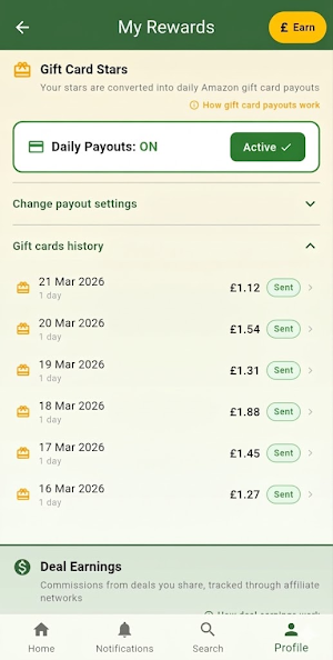 Reward Deals Screenshot 1