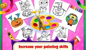 Educational Kids Computer Halloween Game Screenshot 1