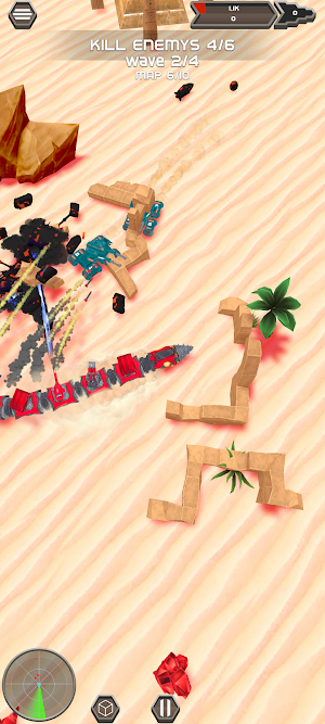 Metal worm: Dune snake 3D Screenshot 1