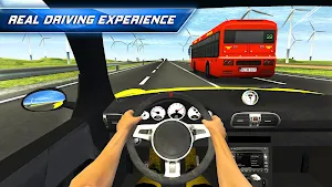 Racing in City - In Car Driving 3D Fast Race Game Screenshot 2