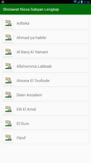Sholawat Nissa Sabyan Offline + Lirik Lengkap Screenshot 0