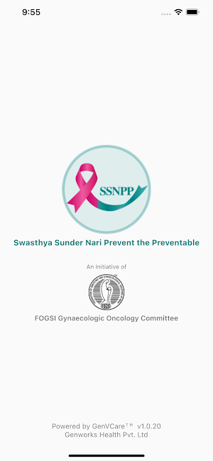 SSNPP App, Cancer Screening Screenshot 0