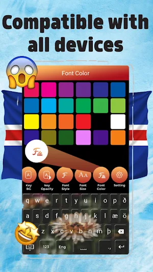 Icelandic Keyboard 2023 Screenshot 3