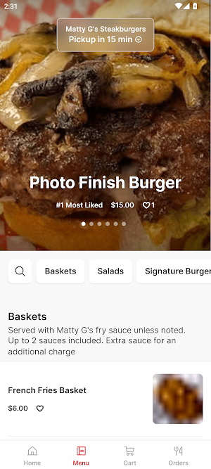 Matty G's Steakburgers Screenshot 1