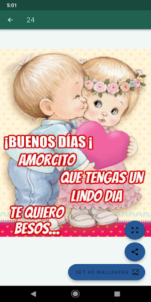 Buenos días y noches mi amor Screenshot 1