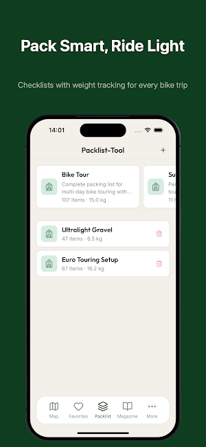 BikeTouri Screenshot 3