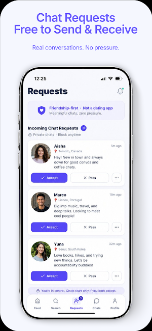 FriendsApp: Make New Friends Screenshot 1