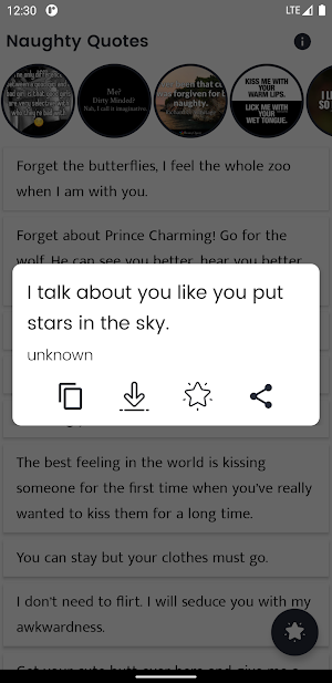 Naughty Quotes and Sayings Screenshot 2