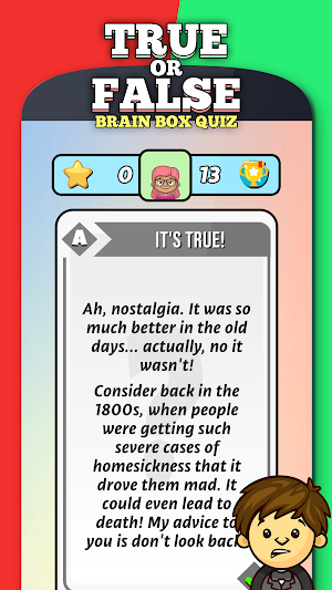 Brain Box Quiz: True Or False Screenshot 3