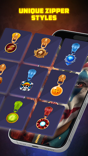Zipper Lock Screen: Wallpapers Screenshot 2