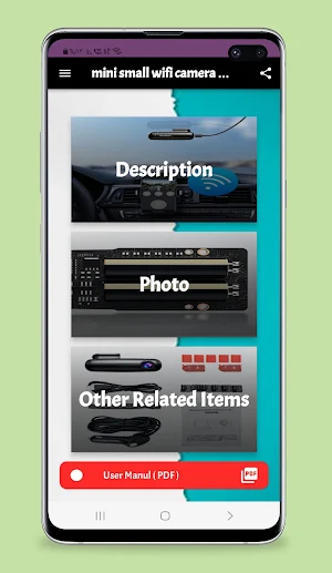mini small wifi camera guide Screenshot 0