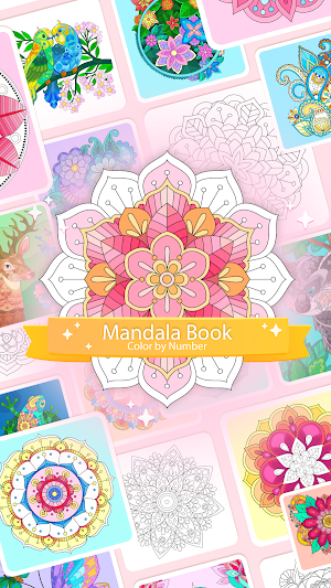 Color by Number – Mandala Book Screenshot 0