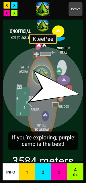 KteePee - Events & Tent Finder Screenshot 2
