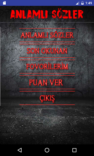 Anlamlı Sözler Screenshot 0