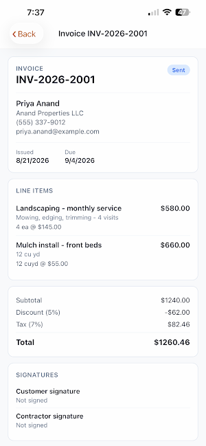 InvoiceStream Pro Screenshot 3