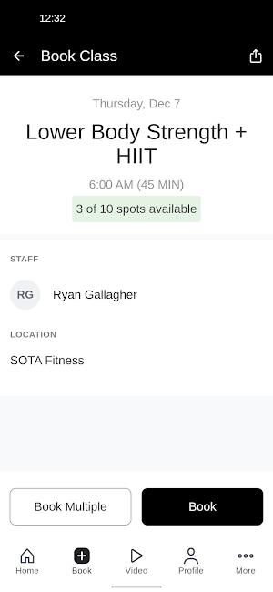 SOTA Fitness Screenshot 2