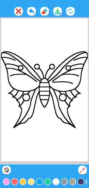 Butterfly Coloring Book Screenshot 0