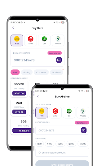 BUA DATA SUB Screenshot 1