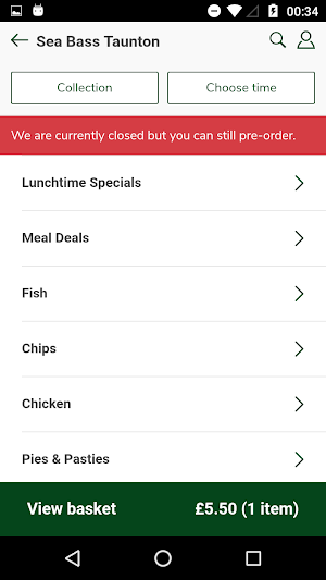 NOT Sea Bass Taunton Screenshot 1