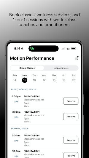 Motion Performance Studio Screenshot 2