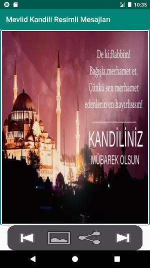 Mevlid Kandili Resimli Mesajları Screenshot 2