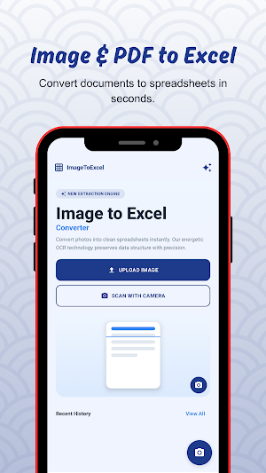 Image & PDF to Excel Converter Screenshot 0