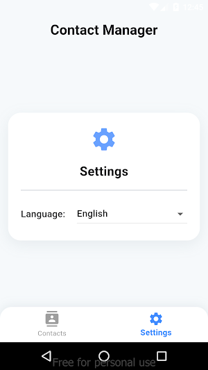 Contact Manager Screenshot 3