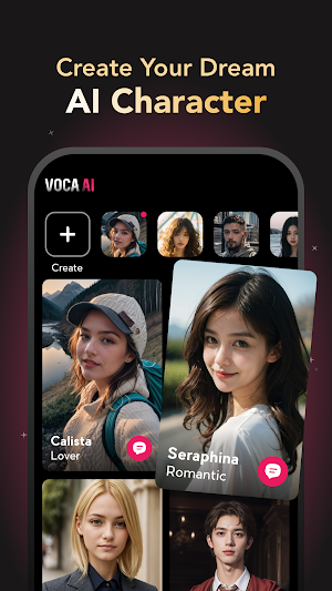 Voca AI - Character Chat Bot Screenshot 0