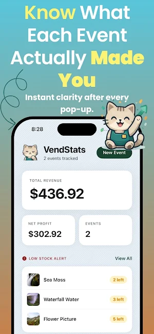 VendStats: Profit Tracker Screenshot 1