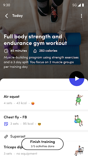 Nova Gym - Trainingsapp Screenshot 2