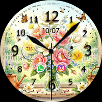 Key WF119 Flower Watch Face