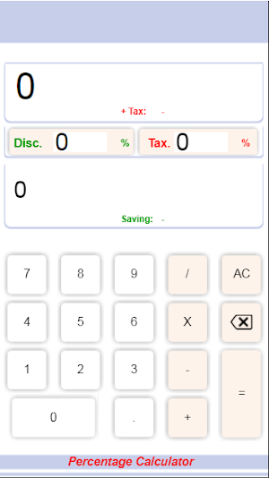 Percentage Calculator Screenshot 1