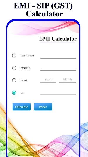 EMI - SIP Calculator : Loan & Finance Planner Screenshot 1