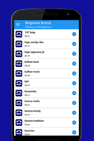 Ringtones Bosnia and Herzegovina Screenshot 2