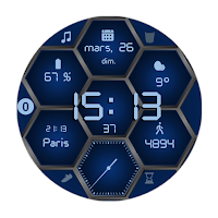 Hexa-Digital Watch Face