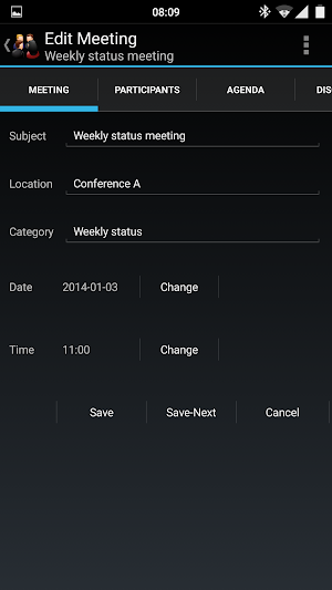 Meeting Minutes Pro Screenshot 1