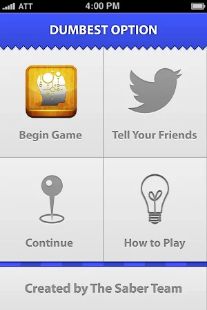 Dumbest Option Quiz Screenshot 1