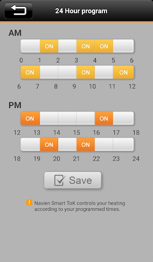 Navien Smart TOK U.K Screenshot 3