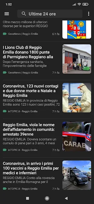 Reggio Emilia notizie Screenshot 2