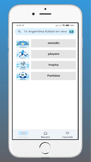 Argentina fútbol en vivoo Screenshot 1